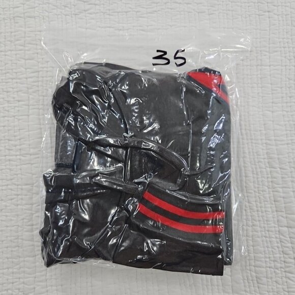 NWT Stitches Atlanta Braves MLB Men's X-Large V-Neck Hooded Grey Sweatshirt NEW - Picture 15 of 15